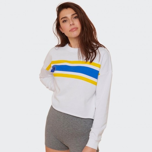 (NWOT) GARAGE Drop Shoulder Cropped Long Sleeve - Picture 3 of 5